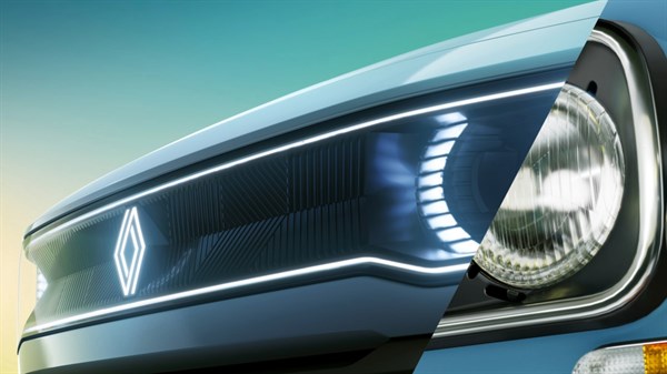 signature front grille - Renault 4 E-Tech electric