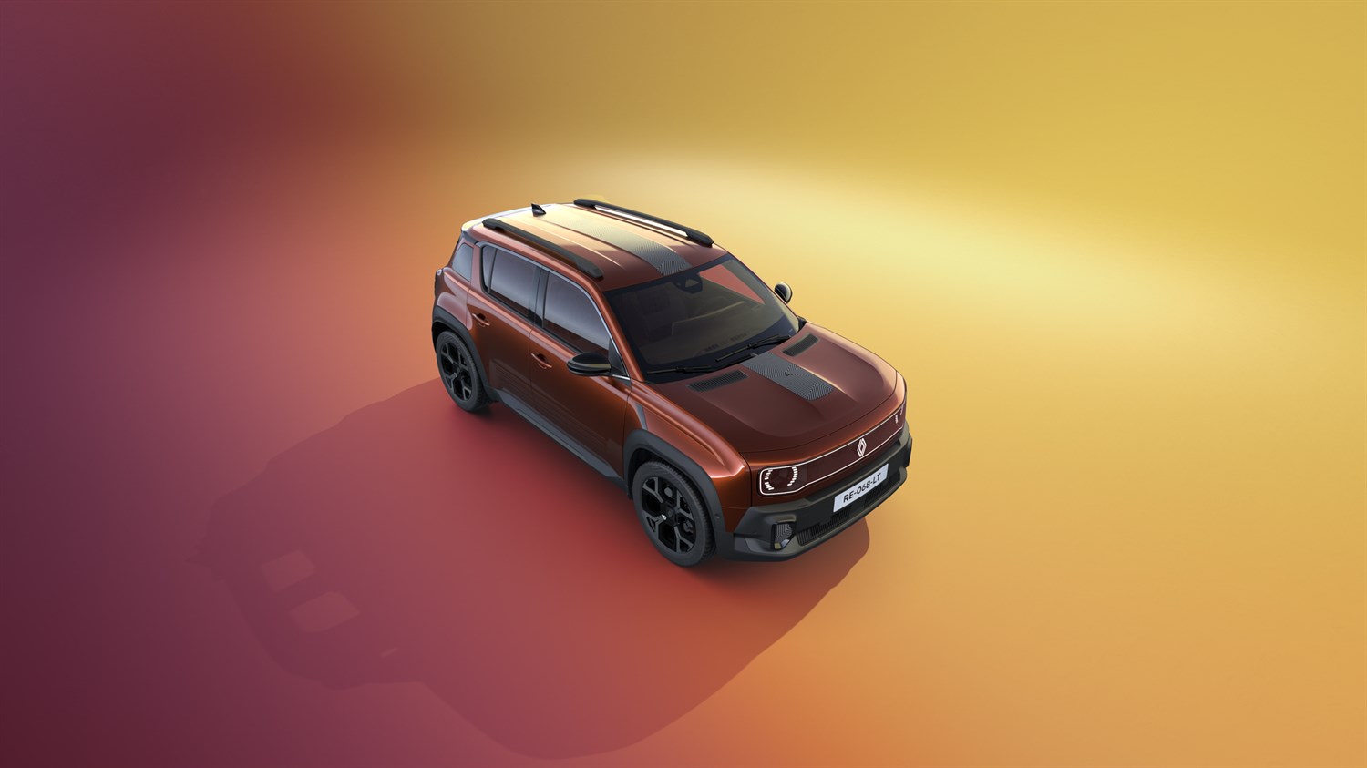 terracotta brown - Renault 4 E-Tech electric