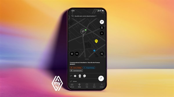 trip - ev route planner - Renault 5 E-Tech 100% electric