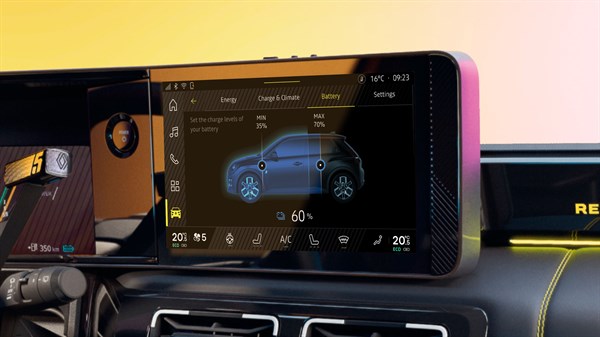 optimised charging - Renault 5 100% electric