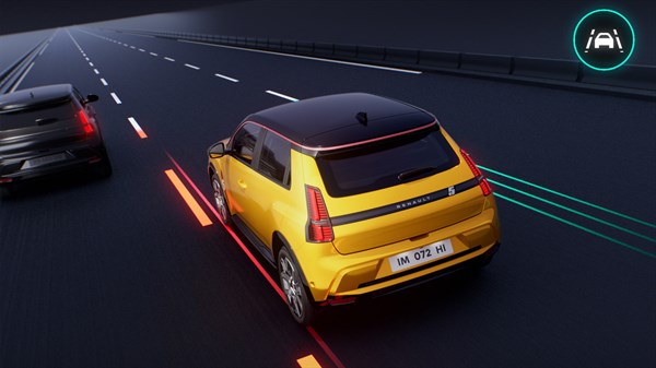 trajectory correction - Renault 5 E-Tech électrique