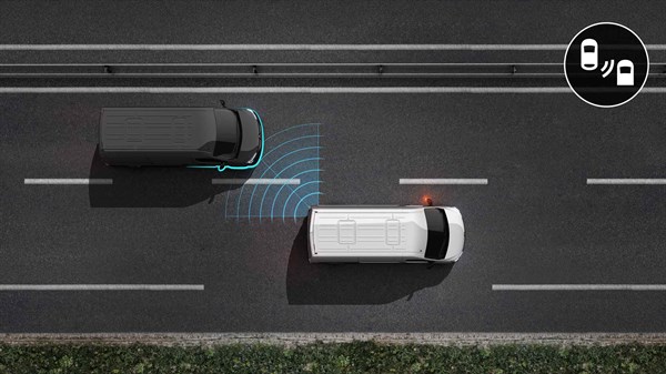 Renault MASTER blind spot warning